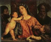  Titian Madonna of the Cherries Sweden oil painting reproduction